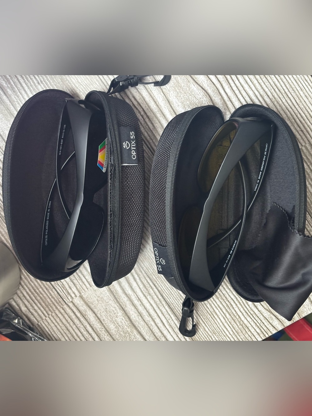 Optix S5 Glasses with Hard Case.